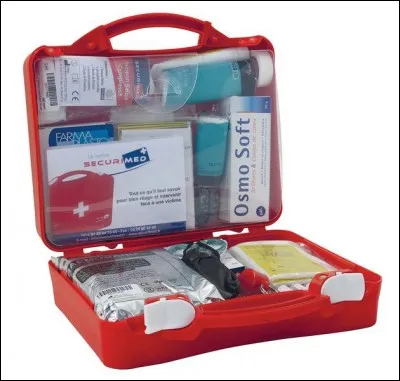 Quelle est la composition générale de ta trousse de premier secours ?