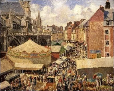 Qui a peint "Foire à Dieppe" ?