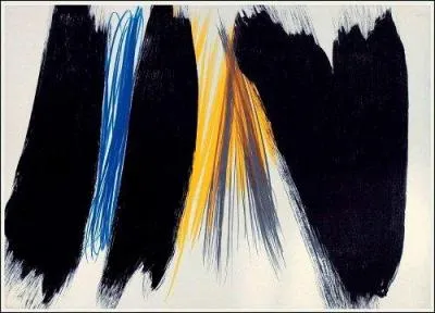 Cette oeuvre est une oeuvre d'Hans Hartung.