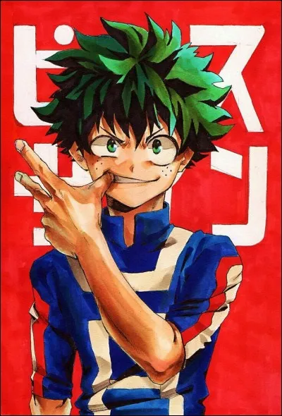 Qui est l'idole d'Izuku ?