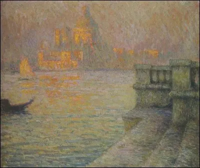 Qui a peint "Venise, l'après-midi" ?