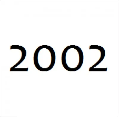 L'année 2002 était une année bissextile.