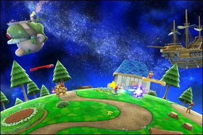 Ce stage, nommé Mario Galaxy, est-il présent dans Super Smash Bros Ultimate ?