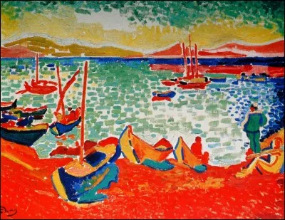 Qui a représenté ces "Bateaux dans le port de Collioure" ?