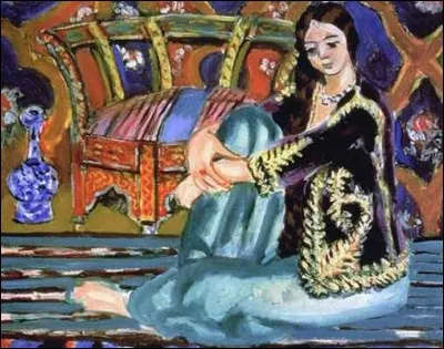 Qui a peint cette odalisque assise ?