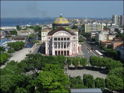 Cette ville brésilienne, située sur les rives du Rio Negro, à proximité de son confluent avec l'Amazone, plus grande ville de l'Amazonie avec 2 millions d'habitants, c'est :