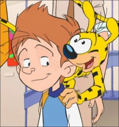 (Marsupilami) Comment s'appelle le petit garon qui vit avec les marsupilamis ?