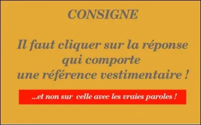 « J'fais mon footing au milieu des algues [...]
Et j'fais mes pompes sur les restes d'un vieux cargo
J'dis bonjour... Faut bien que je me mouille »