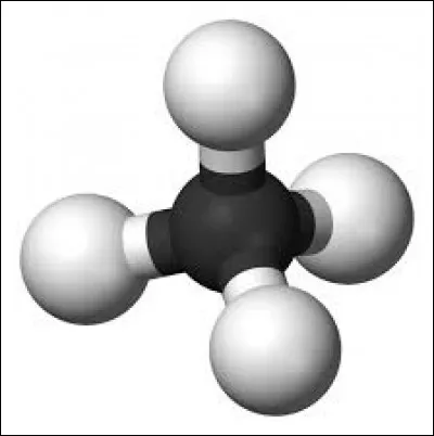 Quelle est la formule chimique du méthane ?