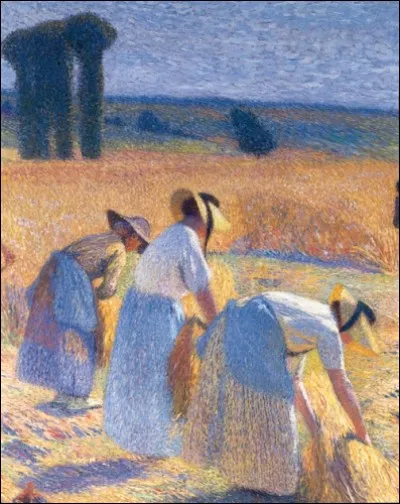 Qui a représenté, sur cette toile pointilliste, "L'Agriculture" ?