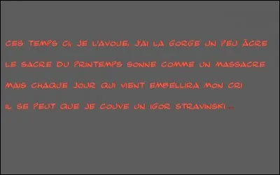 En 68, sa chanson "Paris ..." est pleine d'émois et c'est sûrement pour cela qu'elle est interdite d'antenne. Quel était son titre complet ?