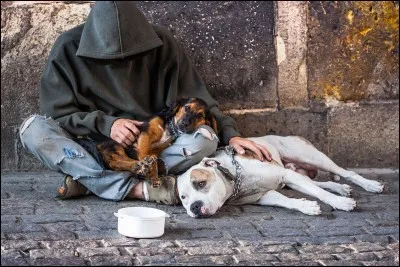 Tu vois un SDF dans la rue, que fais-tu ?