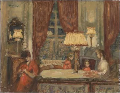 Qui représentait "La Soirée sous les lampes" ?