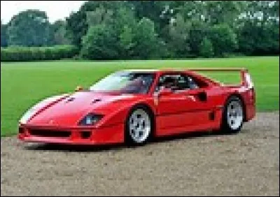 La F40 est une Ferrari.