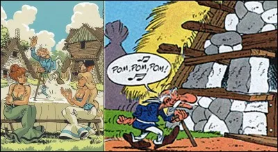 On le voit pour la première fois dans « Astérix aux Jeux Olympiques ». Ensuite, il apparaît dans tous les albums sauf dans « les Lauriers de César ». On ne connaît pas le nom de sa très charmante épouse !
Dans la version allemande, il se nomme « Methusalix ».
Qui est cet habitant du village ?