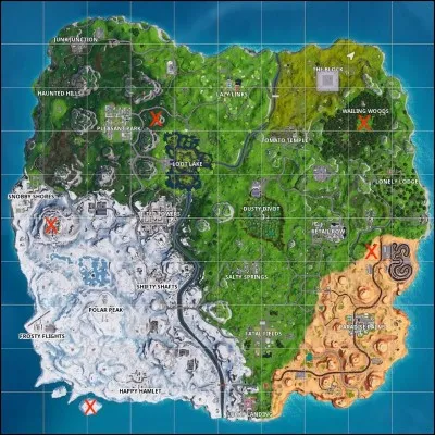 Quelle est la ville la plus fréquentée dans "Fortnite" ?