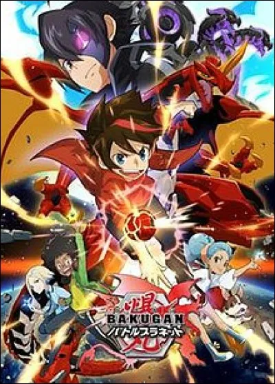 Quel est le nom du groupe de trois enfants dans "Bakugan Battle Planet" ?