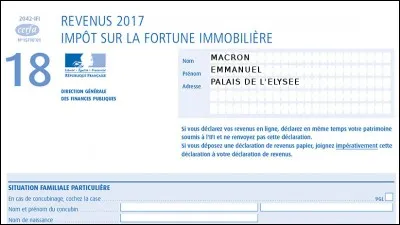 N'importe qui peut voir la feuille d'impôt d'un président, d'un ministre, d'un PDG...