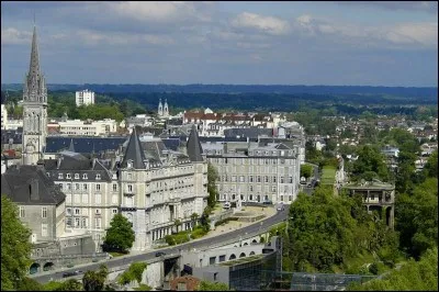 Ville des Pyrénées, capitale du Béarn :