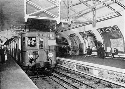 En quelle année la première ligne de métro a-t-elle ouvert ?