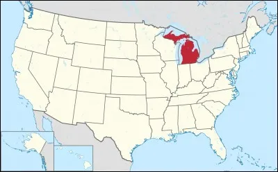 Capitale : Lansing
Habitants : 9 883 640	
À Voir : Hackley and Hume Historic Site
Patrie de Madonna 
Quel est cet État ?