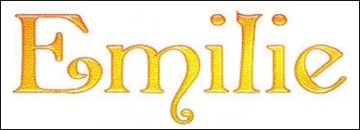 Origine / Fête - 
Le prénom Émilie est d'origine romaine. Venant du latin Aemilia , féminin du prénom Aemilius, elle signifie rivale. 
En France, à quelle date et quel mois fête-t-on les Émilie ?