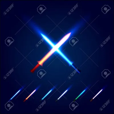 Si tu devais avoir un sabre laser, de quelle couleur serait-il ?