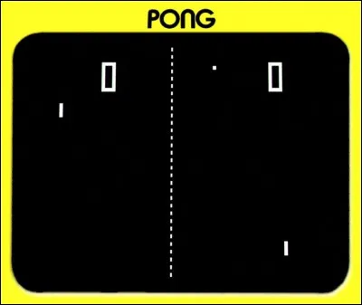 Commençons par le commencement. Le PONG est le 1er jeu a être un grand succès en 1972, d'abord en borne d'arcade et puis timidement sur la 1re console de salon de l'histoire nommée...