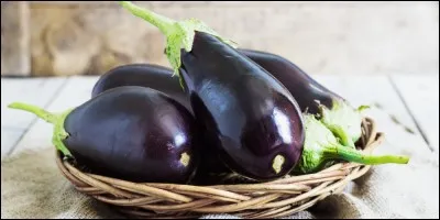 Les aubergines sont bleues.