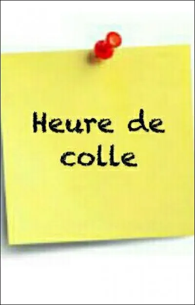 La prof te dit "Julien donne-moi ton carnet que je te mette 1h de colle !" car la prof pense que tu n'arrêtes pas de bavarder avec ton voisin ! Que fais-tu ?