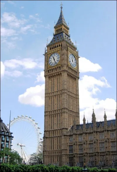 En quelle année Big Ben a-t-elle été construite ?