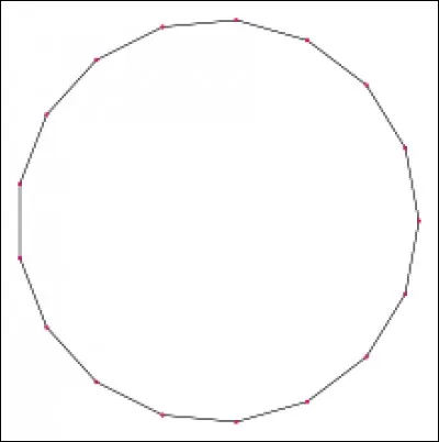 Comment s'appelle un polygone à dix-sept côtés ?
