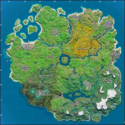 Combien de lieux-dits y a-t-il dans la nouvelle carte de Fortnite ?