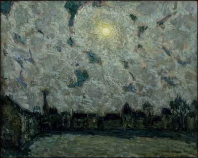 Qui a représenté "La Place au clair de lune" ?