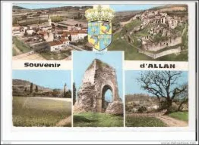 Nous commençons cette balade en Drôme provençale, à Allan. Nous sommes en région ...