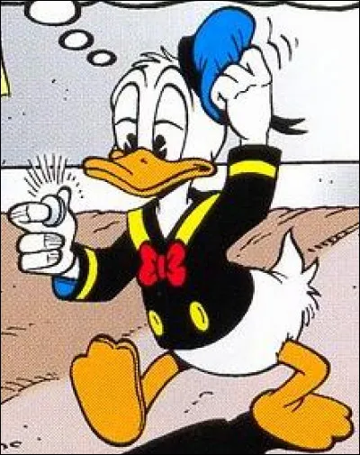 Donald est plongé dans...