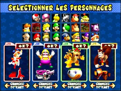 Sur Mario Kart : Double Dash!, jusqu'à combien peut-on avoir de joueurs ?