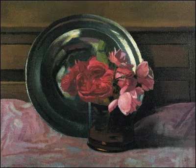 Qui a peint "Nature morte avec rose" ?