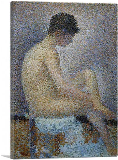 Assise sur son tabouret, voici "La Poseuse de profil". Quel artiste l'a représentée ?