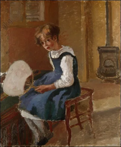 Voici Jeanne sur son tabouret, de qui est-elle le modèle ?