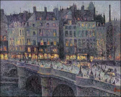 Qui a peint "Le Quai Conti, la nuit" ?