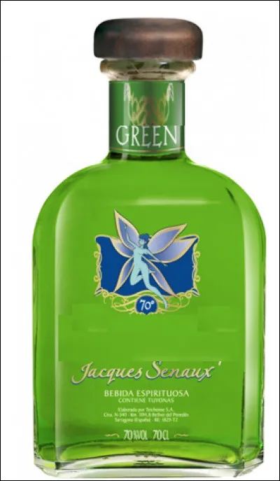 Quelle est cette liqueur verte appelée "fée verte", titrant entre 40°et 90° d'alcool ?