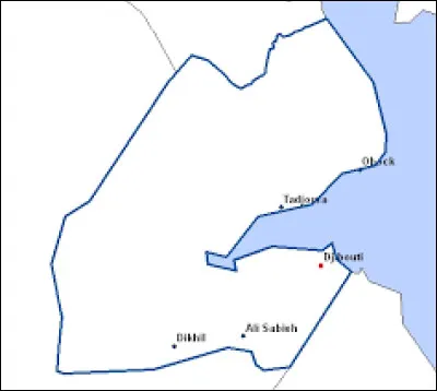 Laquelle de ces mers borde les côtes de la République de Djibouti ?