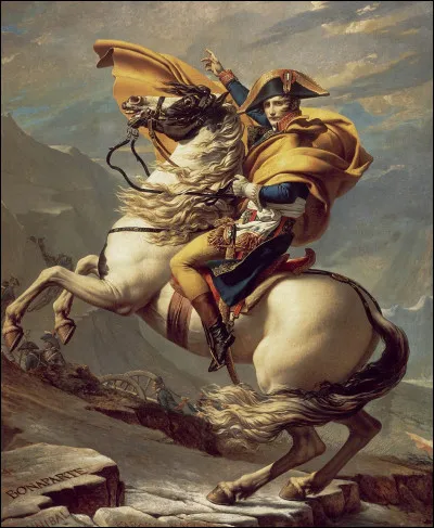 "Bonaparte franchissant le Grand-Saint-Bernard."
Quel en est l'auteur ?