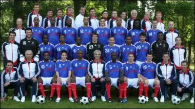 L'quipe de France a enfil ce soir-l un nouveau maillot...