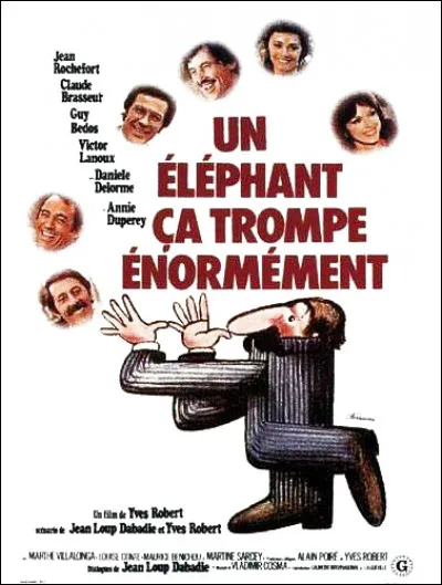 Qui n'a pas joué dans "Un éléphant ça trompe énormément" ?