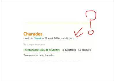 P.Louis était le premier à jouer à un quiz rempli de fautes ! Il s'est dit que le correcteur a sans doute validé le quiz sans faire exprès. Mais malchance, le nom du correcteur n'apparaît pas. Quel est le statut qui fait ouvrir les portes vers le monde de la correction ?