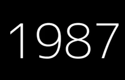 À quel chanteur français doit-on la chanson "1987" ?