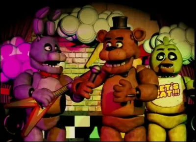 Commençons par le commencement.
Si tu entrais dans le Freddy's Fazbear's pizza, sur qui jetterais-tu ton regard ?