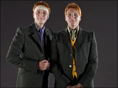 10 : Fred et George.
Quels sont leurs Patronus ?